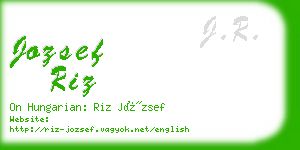 jozsef riz business card